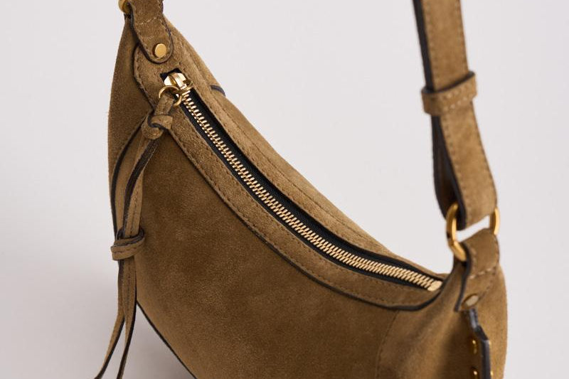 Borsa donna in suede Oskan Moon bag cammello PP0003FA A3C32MTPGO ISABEL MARANT