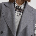 Gilet donna in panno cashmere grigio N42 X92 LIVIANA CONTI
