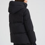 Piumino donna Laminar corto nero PI002045D 9300 HERNO