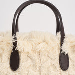 Borsa donna Colette a trecce panna COLETTEWL BRAID12 MC2 SAINT BARTH
