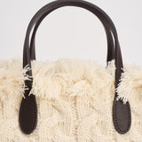 Borsa donna Colette a trecce panna COLETTEWL BRAID12 MC2 SAINT BARTH