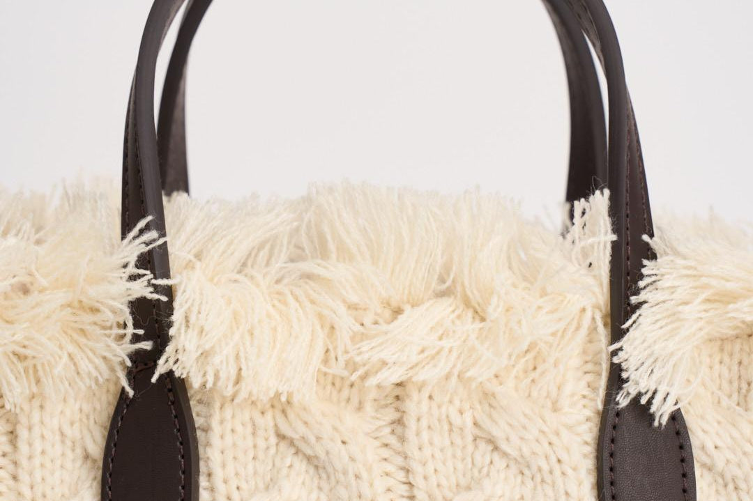 Borsa donna Colette a trecce panna COLETTEWL BRAID12 MC2 SAINT BARTH