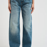 Jeans Poppy donna in denim chiaro POPPY AGEDSTONE ICON DENIM