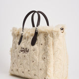 Borsa donna Colette a trecce panna COLETTEWL BRAID12 MC2 SAINT BARTH
