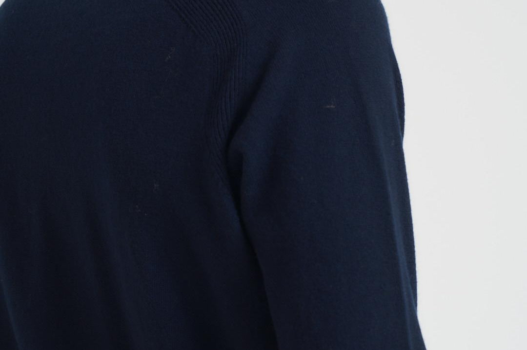 Cardigan uomo con zip blu 5100044 S00B4V0020 STONE ISLAND