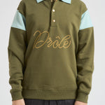Polo uomo verde e celeste PL154 CO127LKK DROLE DE MONSIEUR