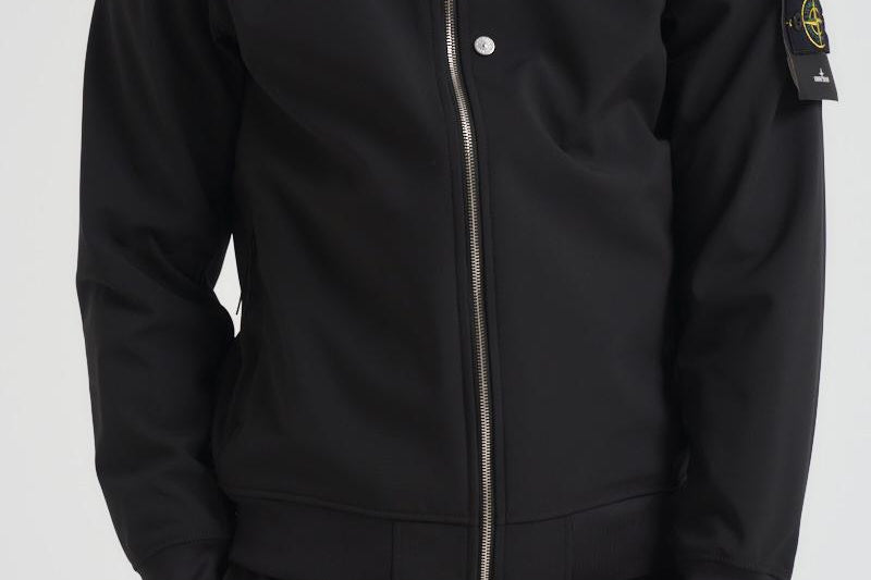 Giacca uomo Soft Shell nero Q100004 S0B22V0029 STONE ISLAND