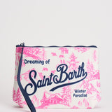 Pochette donna Aline fantasia montagna rosa ALINE WWINTLAND77 MC2 SAINT BARTH