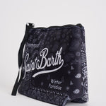 Pochette donna Aline fantasia bandana nera ALINE WBANDPLAID00 MC2 SAINT BARTH