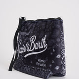 Pochette donna Aline fantasia bandana nera ALINE WBANDPLAID00 MC2 SAINT BARTH