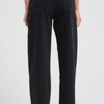 Jeans Poppy donna in denim nero POPPY GREY ICON DENIM
