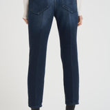 Jeans donna Koons in denim scuro DP268 DF0310800 DONDUP