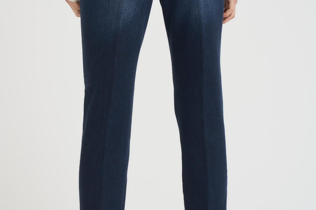 Jeans donna Koons in denim scuro DP268 DF0310800 DONDUP