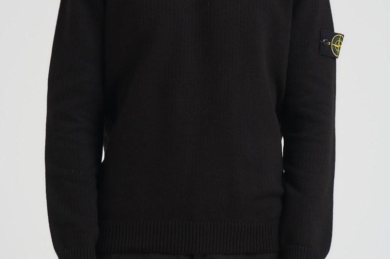 Maglia uomo girocollo nera 5100049 S00A2V0029 STONE ISLAND