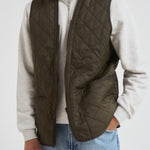 Gilet uomo trapuntato Polarquilt verde MLI0002 OL91 BARBOUR