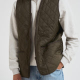 Gilet uomo trapuntato Polarquilt verde MLI0002 OL91 BARBOUR