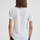 T-shirt donna Koldi bianca logo oro TS0004FA A1N10EWHLG MARANT ETOILE