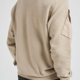 Felpa uomo Brushed Organic Cotton beige 6100008 S0A20V009A STONE ISLAND