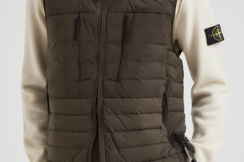 Gilet uomo Seamless Tunnel Nylon down-Tc nera G100004 S0183V0054 STONE ISLAND