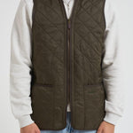 Gilet uomo trapuntato Polarquilt verde MLI0002 OL91 BARBOUR