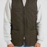 Gilet uomo trapuntato Polarquilt verde MLI0002 OL91 BARBOUR