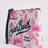 Pochette donna Aline fantasia montagna rosa ALINE WWINTLAND77 MC2 SAINT BARTH