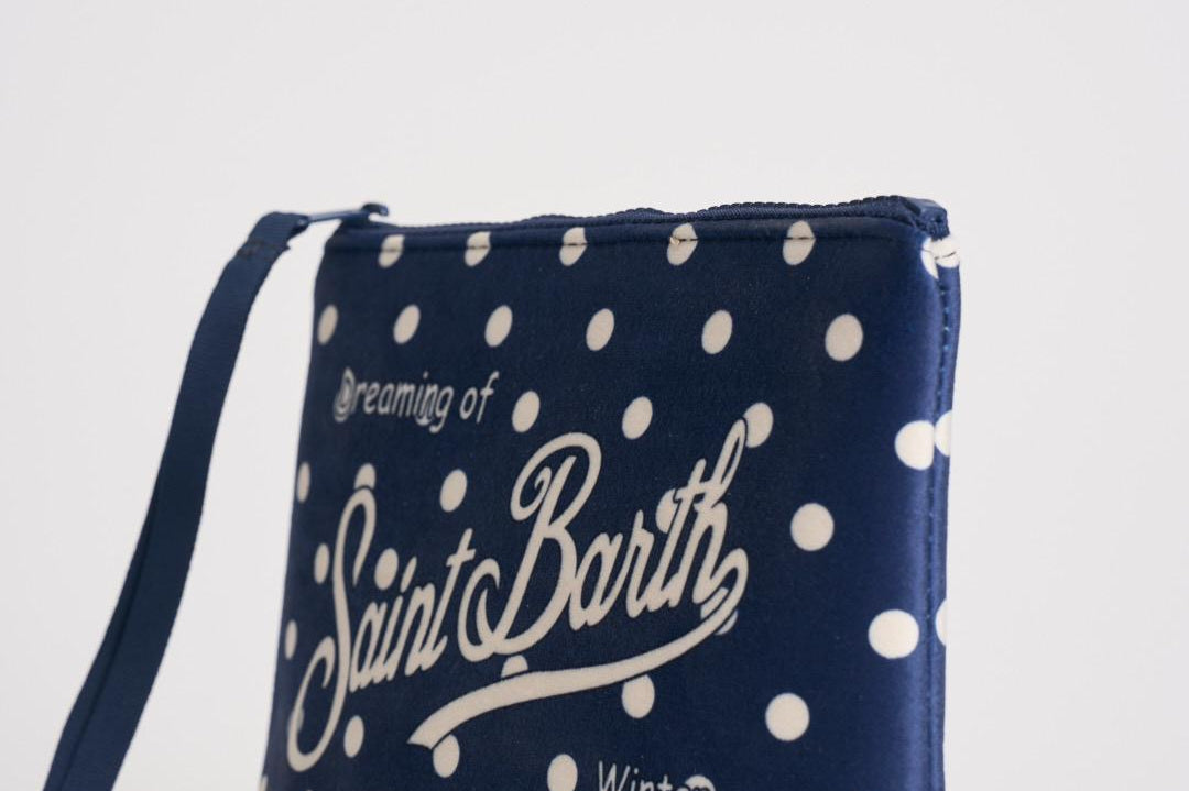 Pochette donna Aline a pois blu ALINE REGPOIS61 MC2 SAINT BARTH