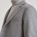 Cappotto uomo monopetto grigio chiaro DUBLINO C721164 BRERAS