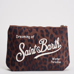 Pochette donna Aline animalier marrone ALINE DKLEO18 MC2 SAINT BARTH