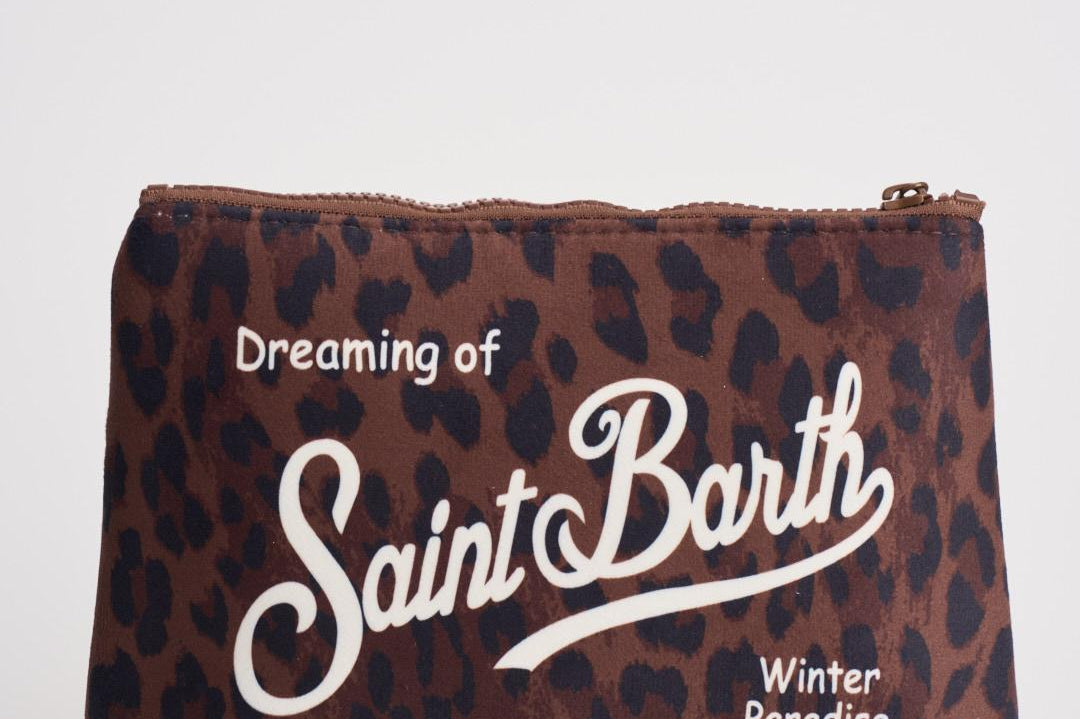 Pochette donna Aline animalier marrone ALINE DKLEO18 MC2 SAINT BARTH