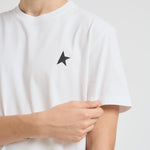 T-shirt uomo girocollo bianca GMP01220 P00059310364 GOLDEN GOOSE