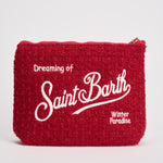 Pochette donna Aline in tweed rossa ALINE TWEED41 MC2 SAINT BARTH