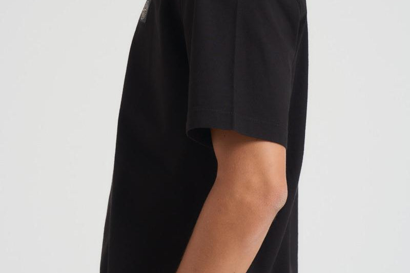 T-shirt uomo girocollo nera 2100025 S0115V0029 STONE ISLAND