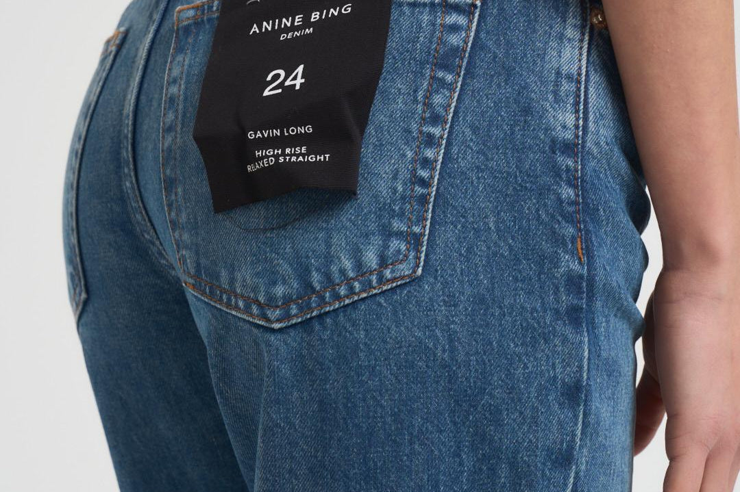 Jeans donna Gavin in denim medio 11480 WHD53 ANINE BING