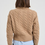 Pullover con cerniera donna beige 211972130 002 RALPH LAUREN