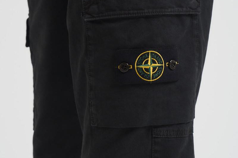Pantalone uomo cargo nero 3100033 S00L1V0129 STONE ISLAND