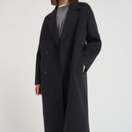 Cappotto donna in lana antracite DIANE DARK GREY ACCADEMIE TESSILI