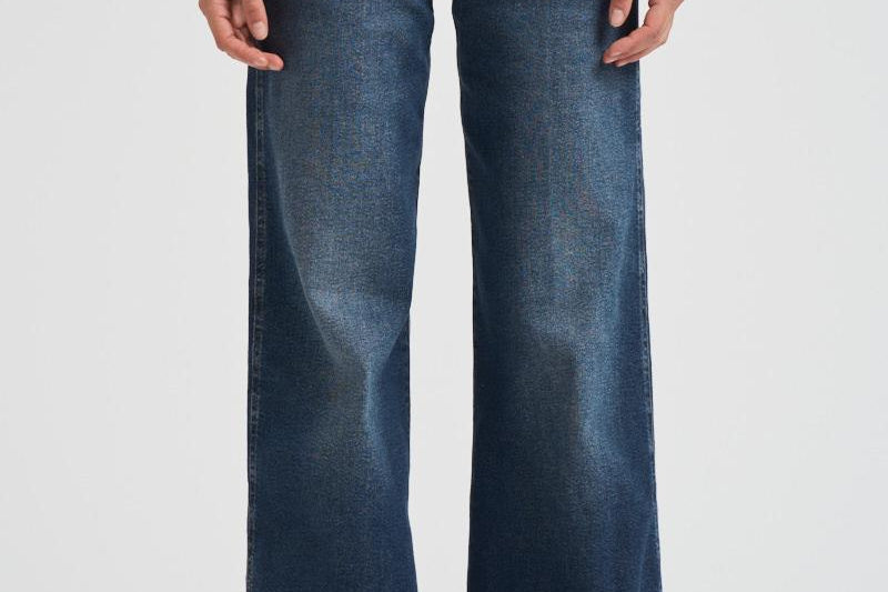 Jeans donna a palazzo in denim scuro 7U66SA91 U7CSC 7 for all Mankind