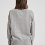 Maglione girocollo donna in cashmere 201726 DOVEGREY LISA YANG