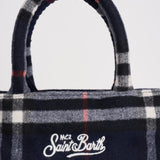 Borsa donna Colette tartan nera COLETTEWL TART0041 MC2 SAINT BARTH