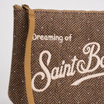 Pochette donna Aline in lana beige ALINE WOOLHER11 MC2 SAINT BARTH