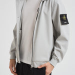 Giacca uomo Soft Shell grigio chiaro Q100004 S0B22V0061 STONE ISLAND