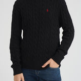 Maglia uomo girocollo nera 710775885 012 RALPH LAUREN