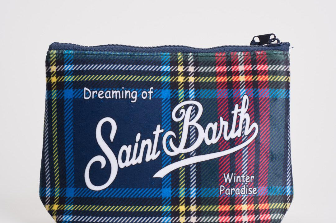 Pochette donna Aline tartan blu ALINE WTARTAN61 MC2 SAINT BARTH