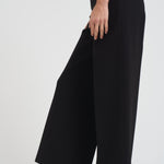 Pantalone donna a palazzo nero L5WI53 Y69 LIVIANA CONTI