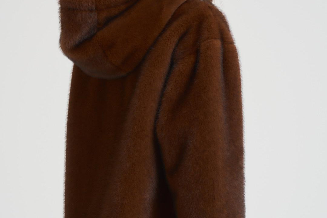 Bomber donna in ecopelliccia marrone GI000318D 8800 HERNO