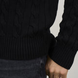 Maglia uomo nera girocollo 710775885 012 RALPH LAUREN