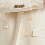 Giacca donna doppiopetto panna 2156 52571 LUBIAM