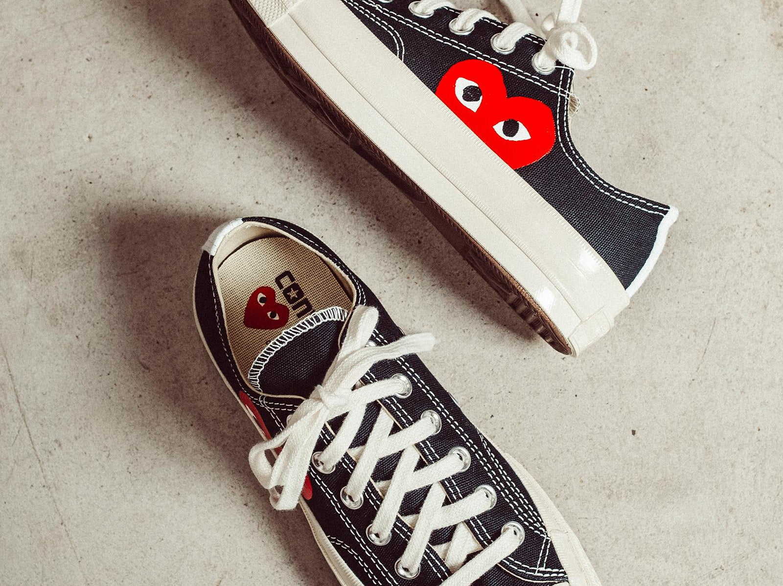 Converse x Comme des Garçons PLAY Sneaker bassa Chuck 70 K111 BLACK COMME DES GARCON PLAY