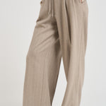 Pantalone donna a palazzo tortora L32 GEST LIVIANA CONTI